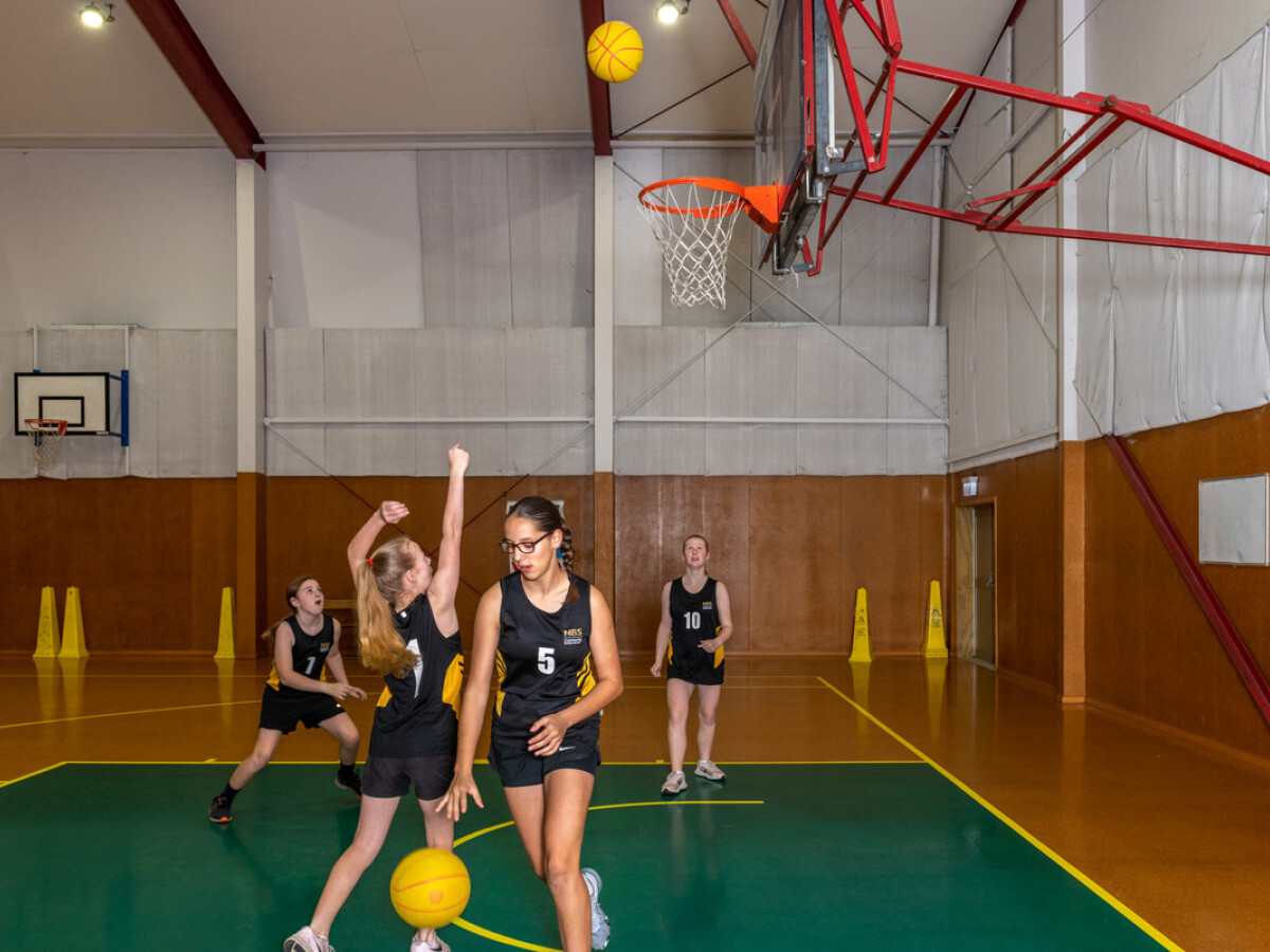 3 NBS girls Basketball Team Ashburton