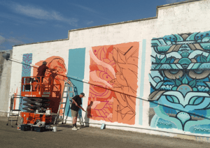 Street art festival delivers 'something joyous'