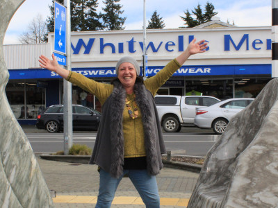 Lighting up Motueka High Street