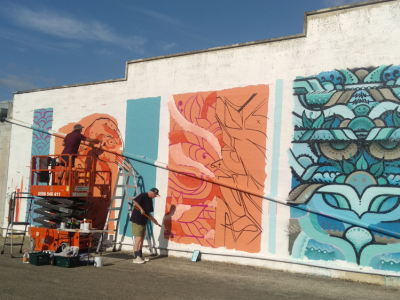 Street art festival delivers 'something joyous'