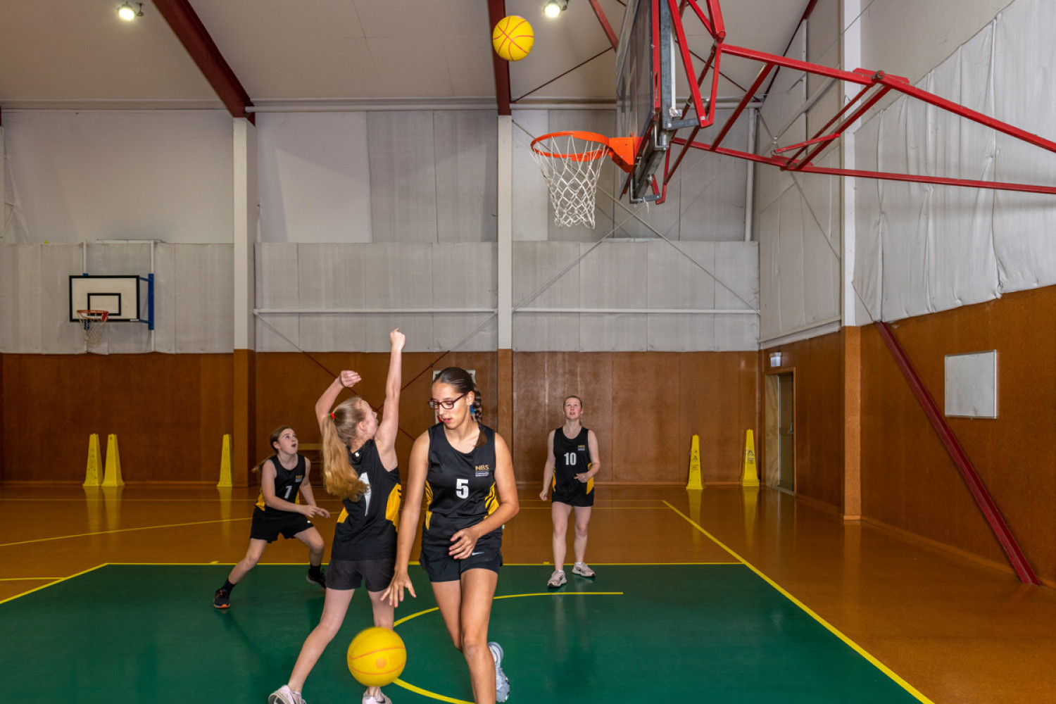 3 NBS girls Basketball Team Ashburton